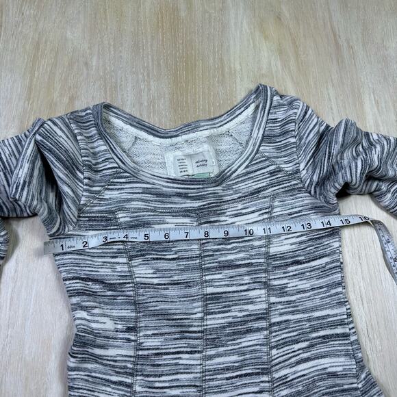 Anthropologie Saturday Sunday Gray Space Dye Bookend Sweater Dress XS Petite - Picture 11 of 15